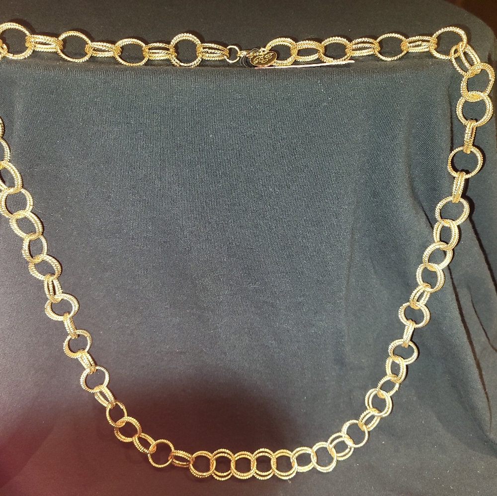 Betsy Johnson Goldtone Necklace - Picture 1 of 5